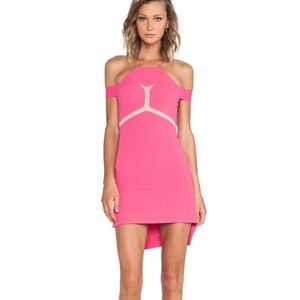 Three Floor Pink Mini Dress
